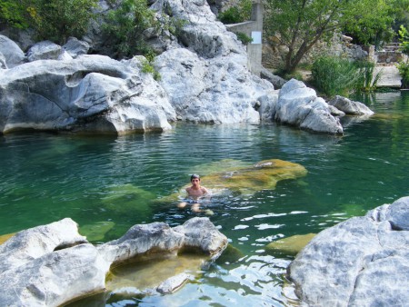 Baignade à Tautavel
